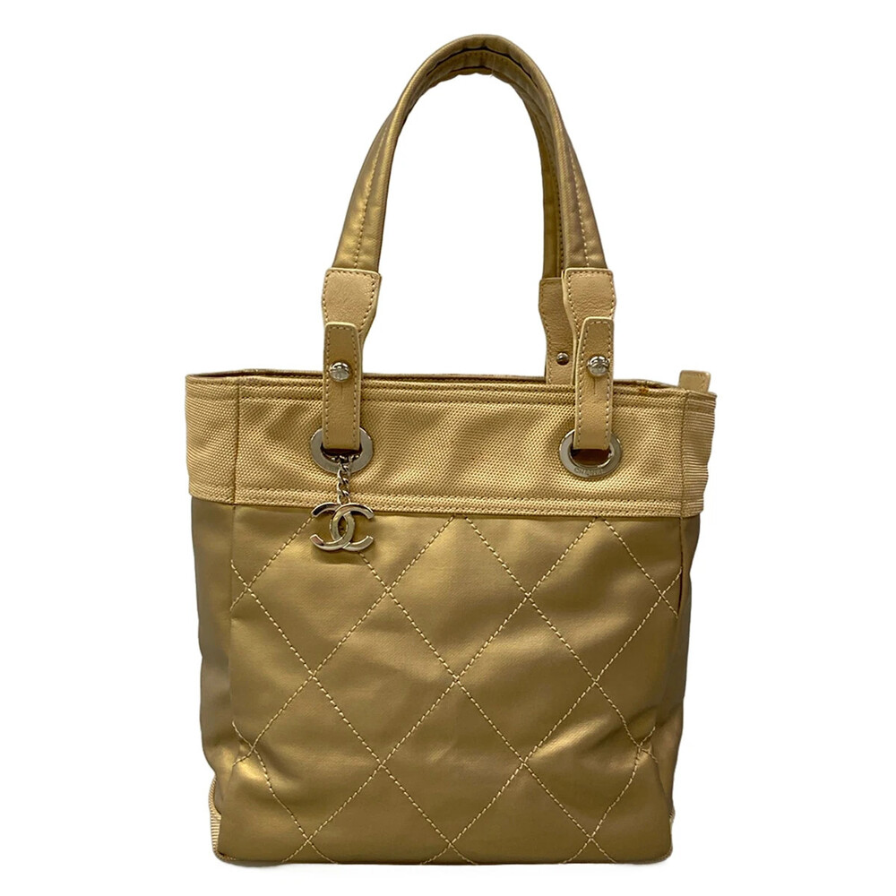 Chanel Paris Biarritz Tote Pm Gold #306255C15B
